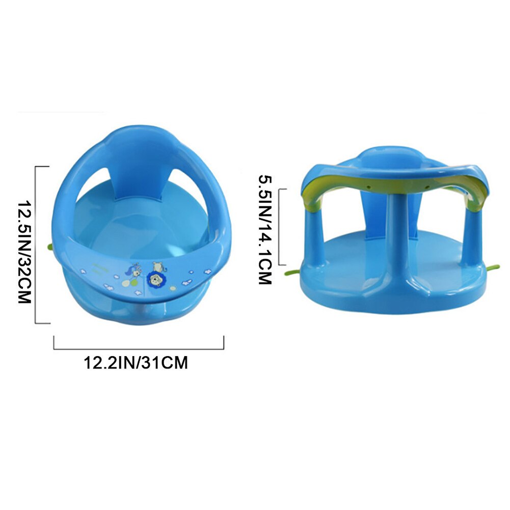 Babybadstol baby plastbadkarstol med ryggstöd och sugkoppar badstolar för barn  m09