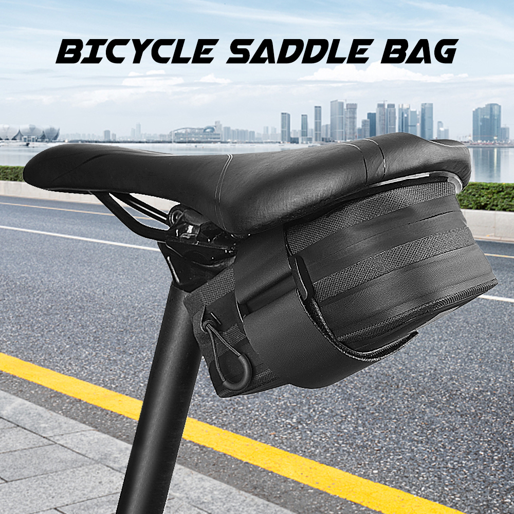 Sahoo Fiets Zadeltas Reflecterende Fietsen Rear Seat Post Tas Grote Capaciteit Staart Achter Tas Mtb Bike Seat Bag Fiets accessoires