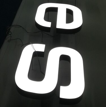 3D LED Advertising Outdoor Face Lit Lighting Signage Iluminated Acrylic Letter for Christmas