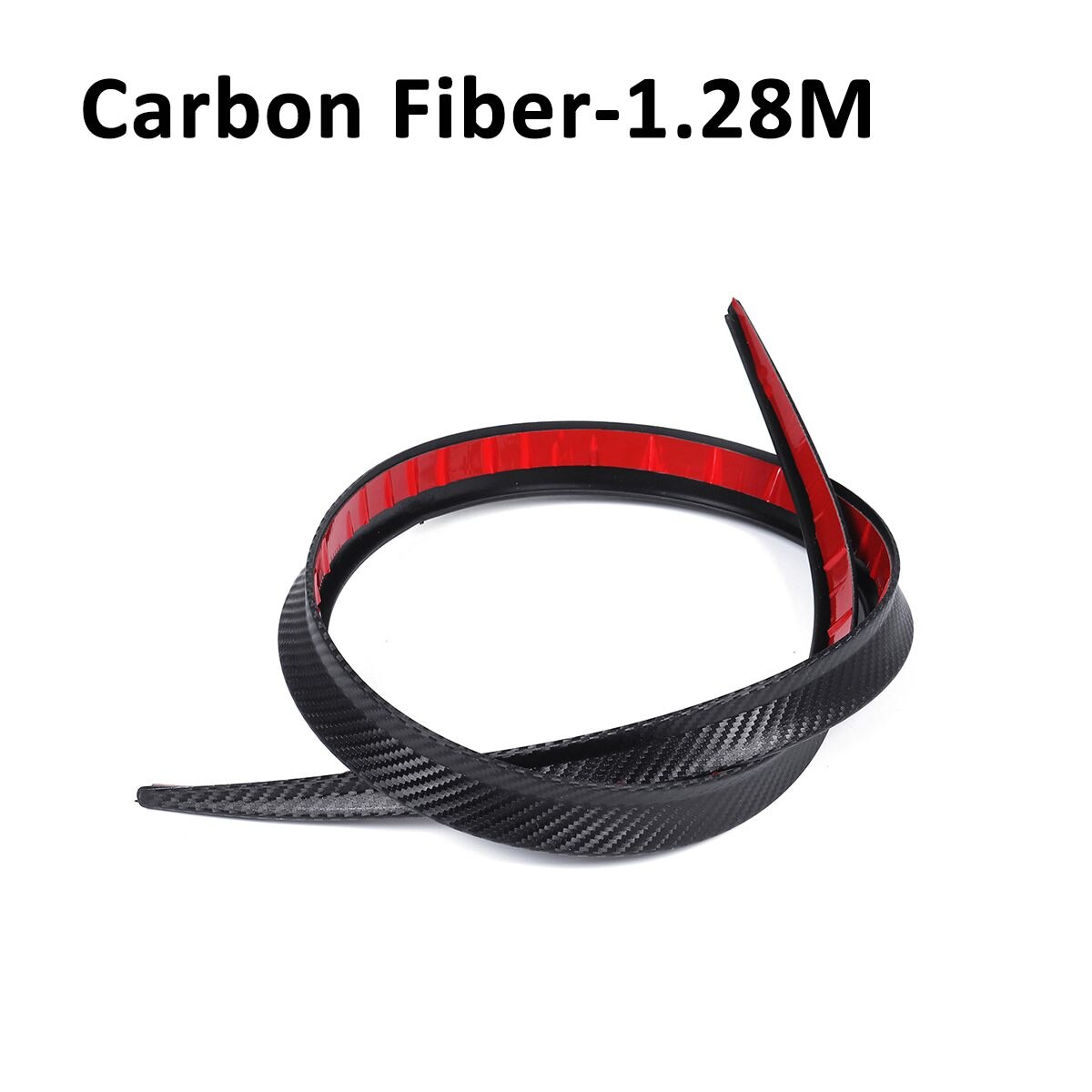1.2/1.28M Universal Roof Spoiler Car-Styling Carbon Fiber Spoilers Tail Spoiler DIY Refit Spoiler suitable by all type of car: carbon fiber 1.28m