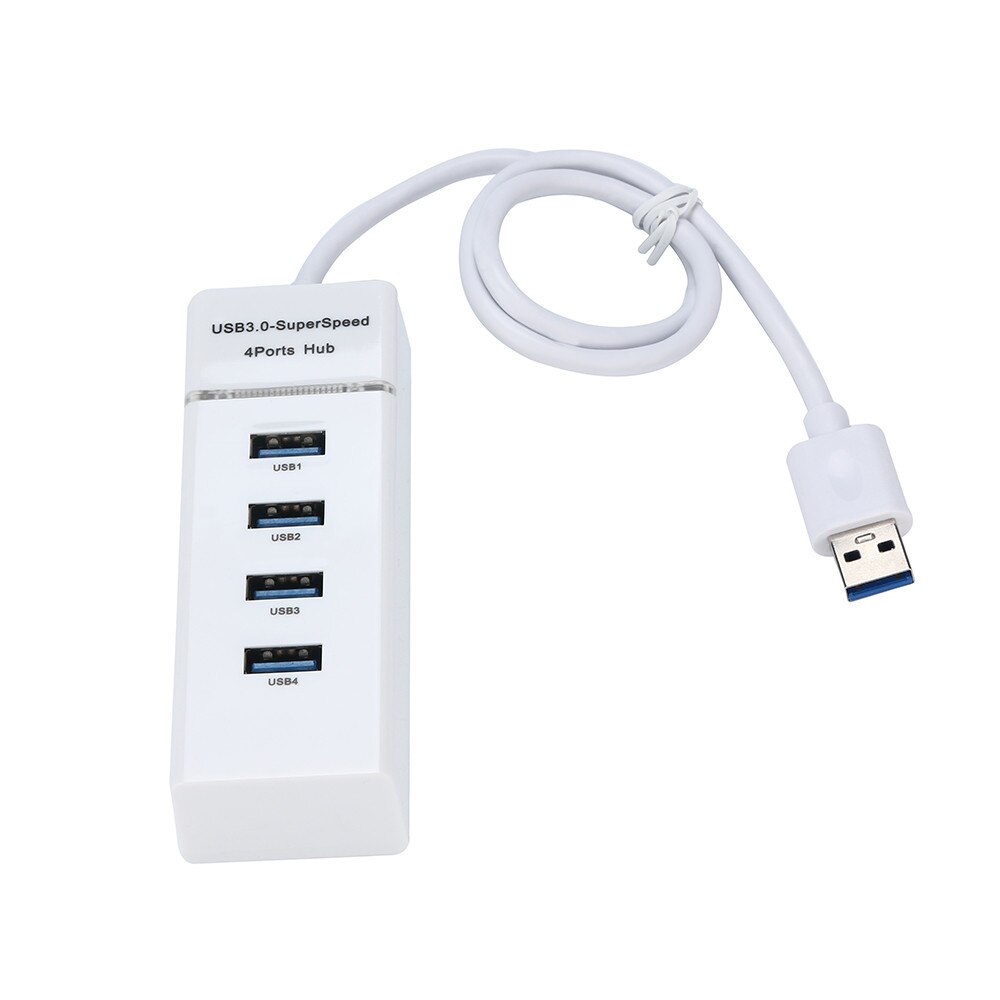 CARPRIE USB Hub High Speed Black USB 3.0 HUB Splitter Expansion For Desktop PC Laptop Adapt With Super Speed Transfer Rate 0.5M