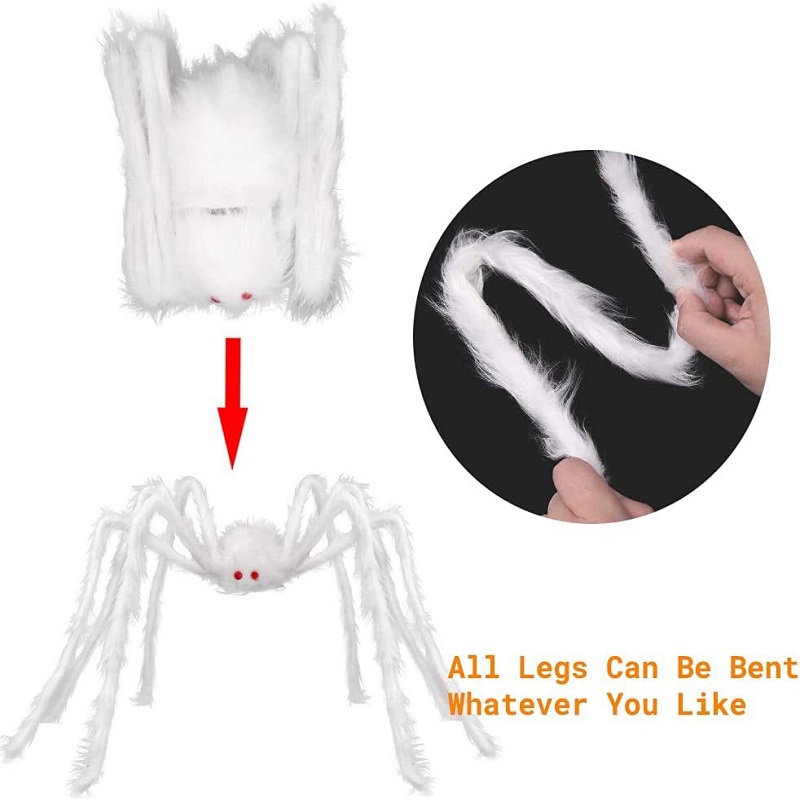 Halloween decoratie, spinnenfeest accessoires, decoraties voor buiten, voor thuis, festival, griezelrekwisieten, spookhuis, spinnenweb evenementen