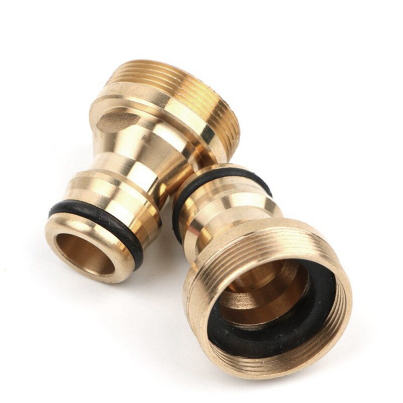 TTLIFE Brass M22 M24 Thread Hose Water tube Connector Tap Snap Adaptor Fitting Garden Quick Connector