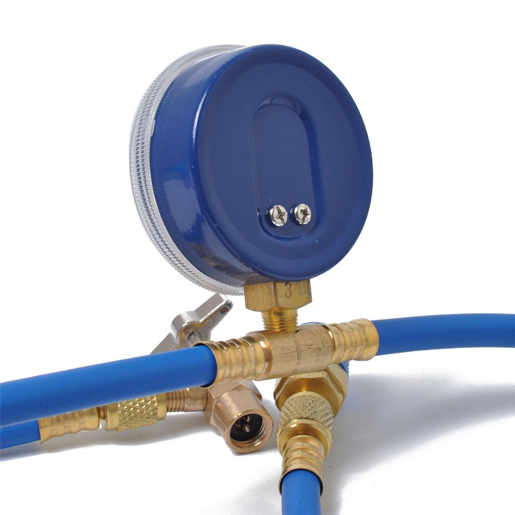 Slang Koelmiddel Airconditioning Vullen Apparatuur Auto Gauge Vullen Fluor Buis Koudemiddelen Meten Druk