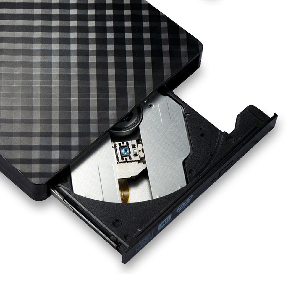 Unidad óptica externa USB 3,0 para ordenador portátil, unidad de DVD externa de alta velocidad para PC, reproductor de DVD