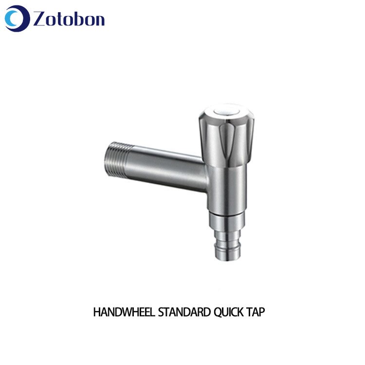ZOTOBON Convenient Washing Machine Faucet Brass Tap Chrome Plated Water Outlet Kitchen Bathroom Bidet Faucet Fast on Faucets M11