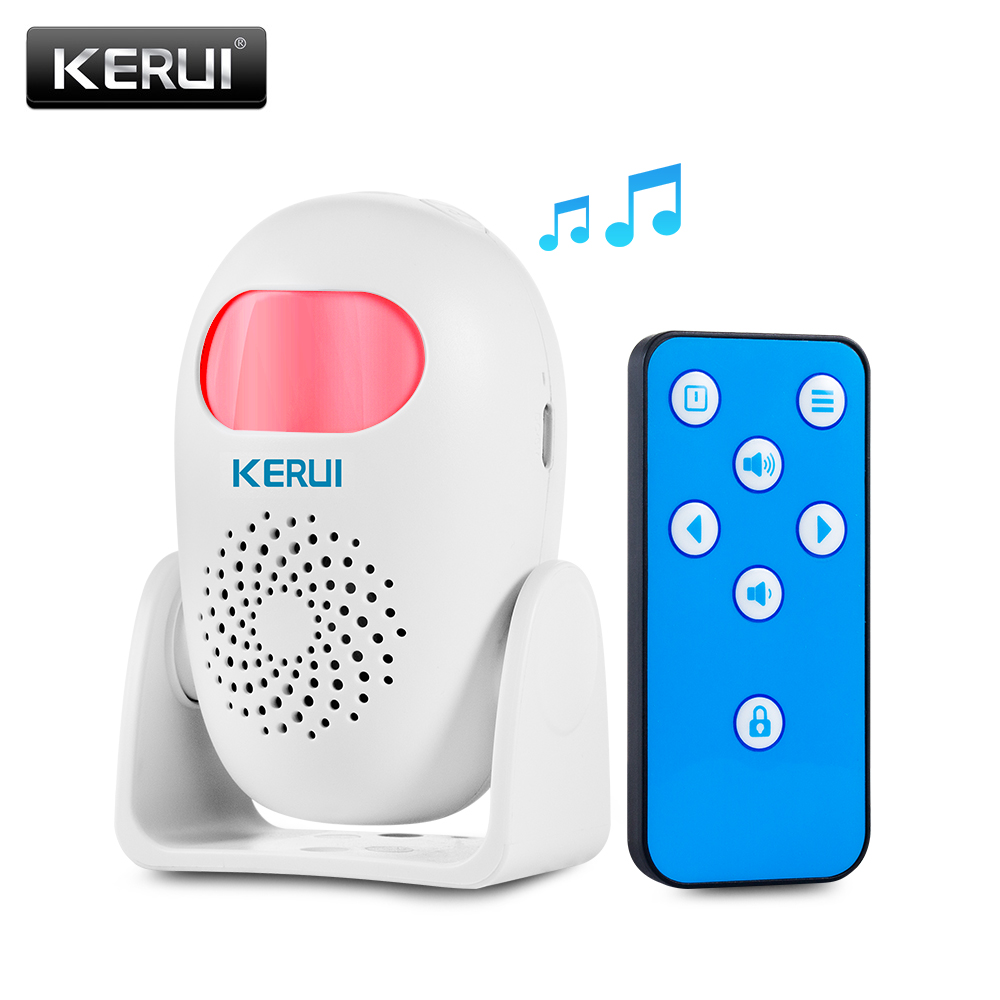 KERUI Wireless Motion Detector Home Security Loud Alarm Anti-Theft System Store Welcome PIR Motion Sensor With Remote Controller: Kit 1