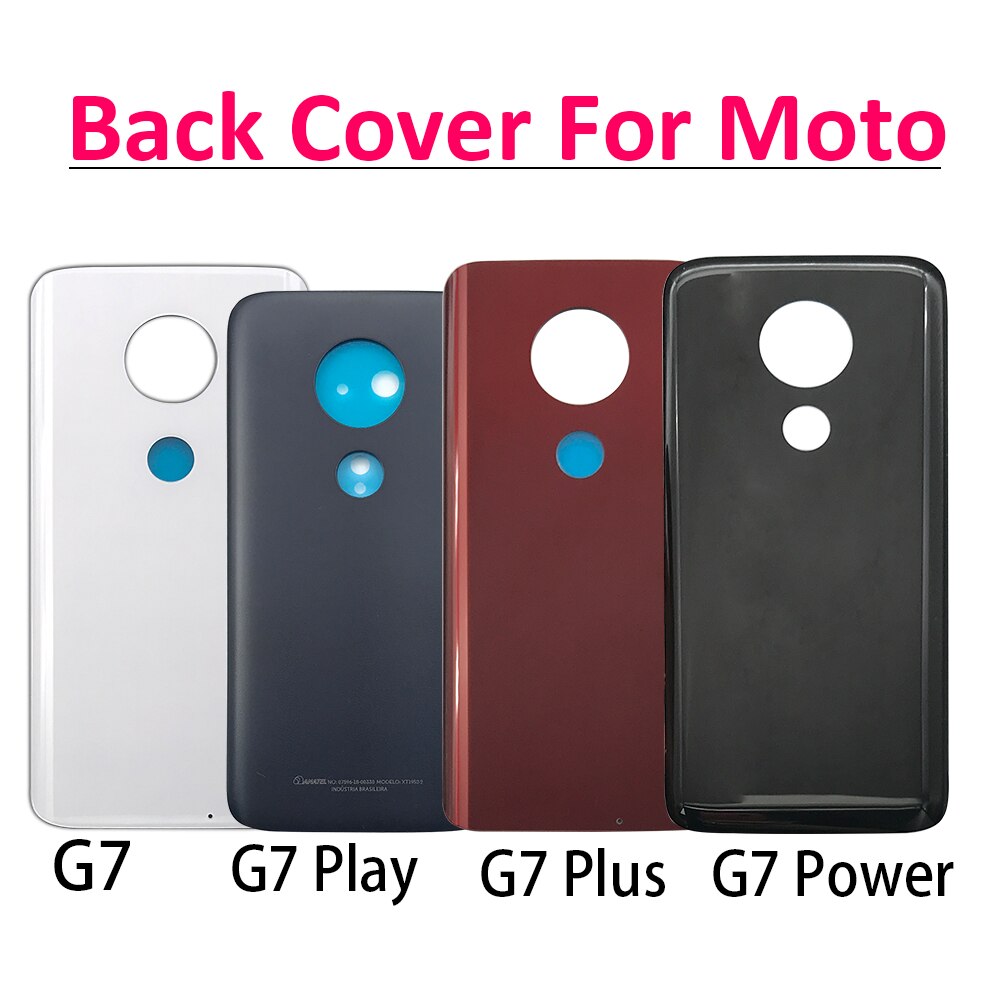 Back Battery Cover door sticker Adhesive glue tape For Motorola Moto G7 Power / G7 Plus / G8 Play / G8 Plus/ X4
