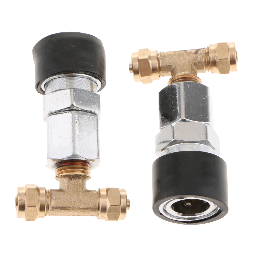 1/2inch OD Quick FITTING Brass Push 2 Connect Air Hose Union