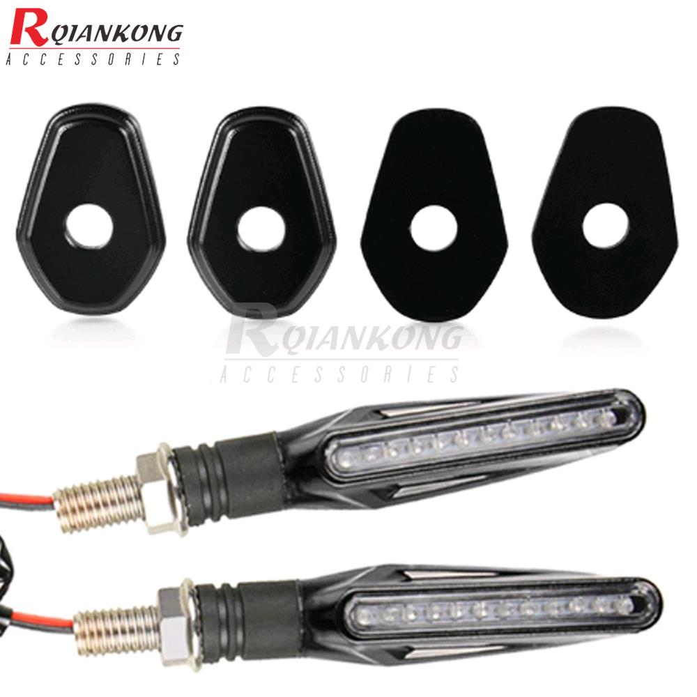 Pour Suzuki DR-Z 400 SM GSF 600S 650/A/S/SA 1200/S/SA Bandit ABS moto clignotants indicateur adaptateur entretoises accessoires: Champagne