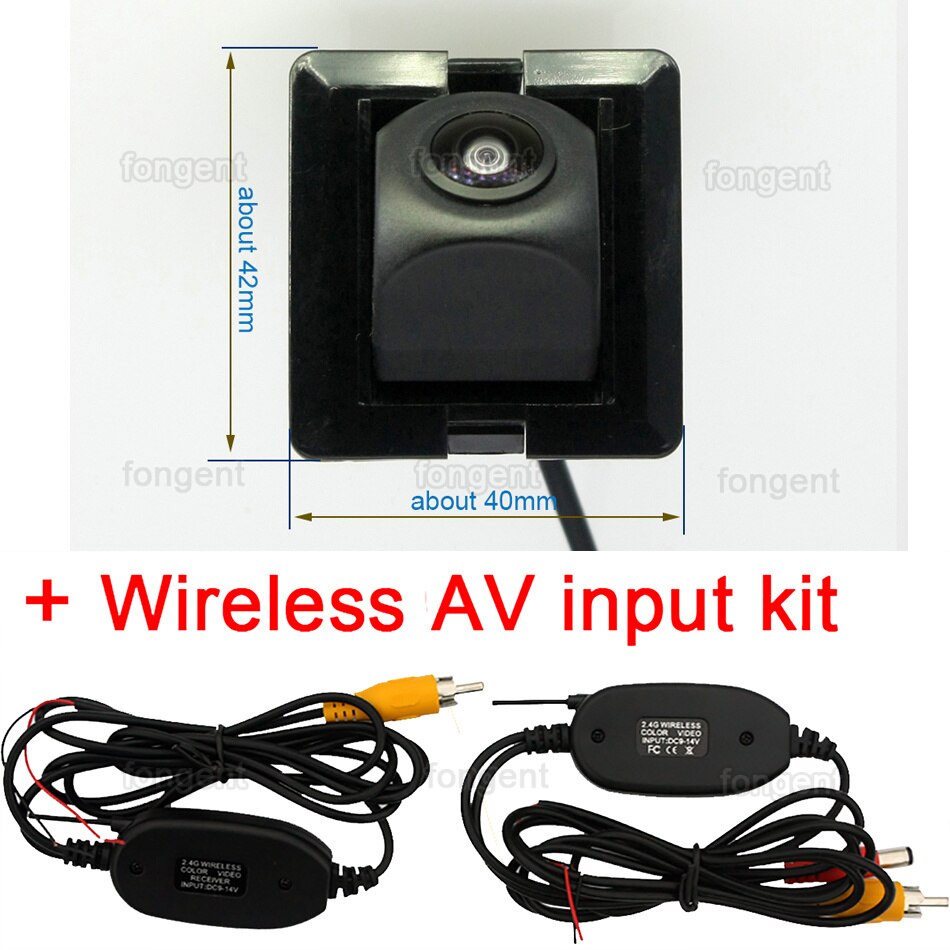 Vehicle Dynamic Trajectory Tracks Car Reversing Backup Rear View Camera For Toyota Prado 150 Parking Assistance: fish eye wireless