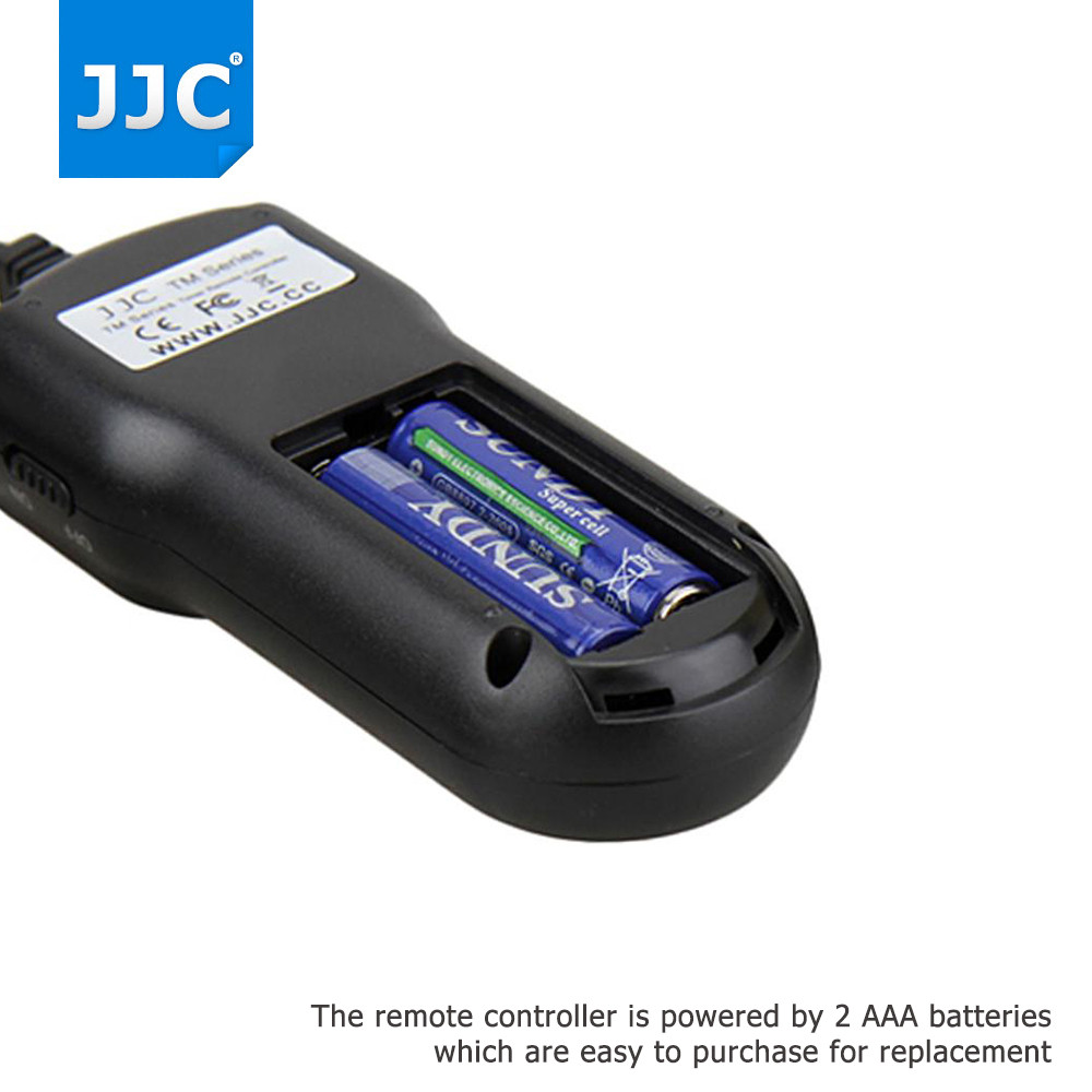 JJC RS-60E3 Intervalometer Timer Remote Control Shutter Release for Canon EOS EOS R6 RP R 90D 80D 70D 77D 60D M5 M6 Mark II 650D