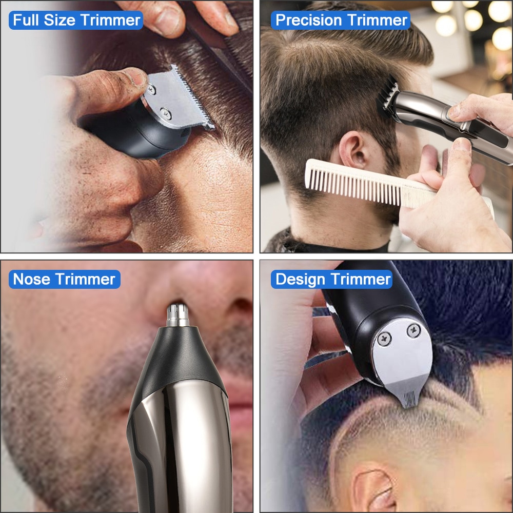 Hair Trimmer Clipper for Men Rechargeable electric hair cutting machine beard trimer Cordless trimmers