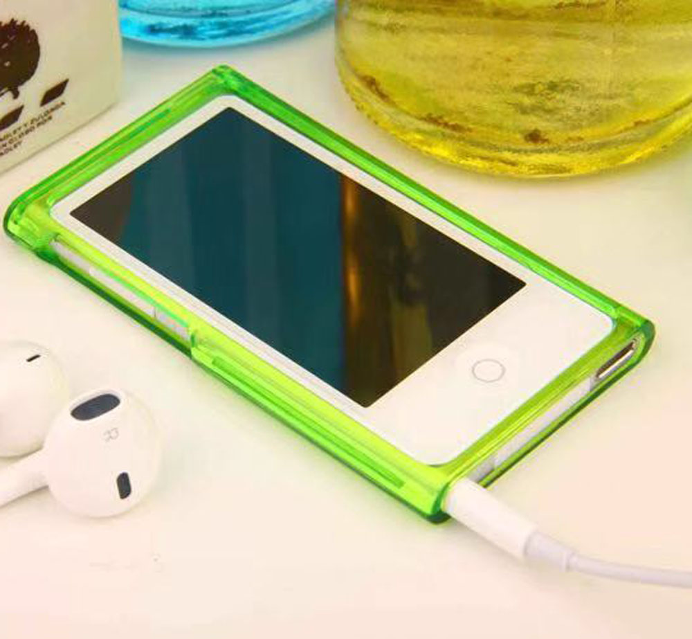 Klare, harte Kunststoffhülle für die Vorder- und Rückseite des Apple iPod Nano 7. 8. 8. Generation mit Filmen: Himmel Blau