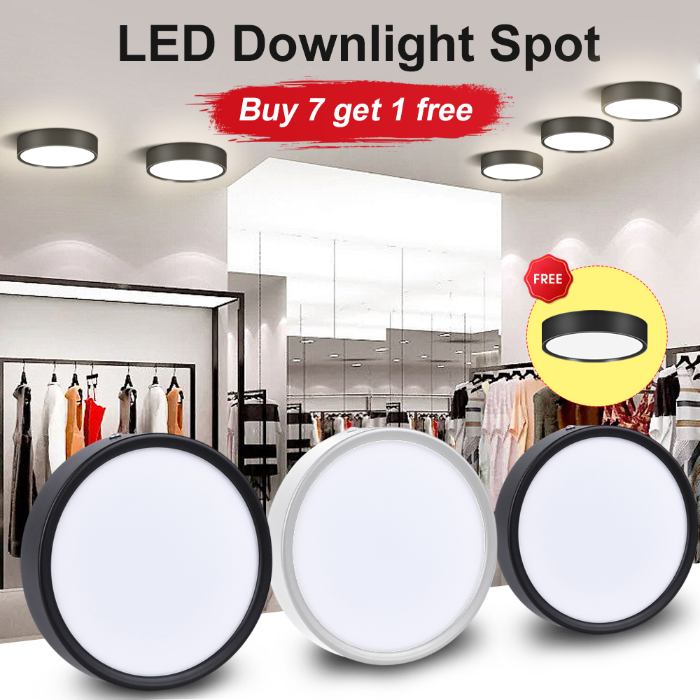 LED Spot Downlight Led Plafondlamp 10/15/25W Opbouw Downlights Dunne Opvouwbare Spotlight voor Woonkamer Spots Plafond