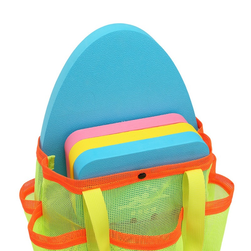 Portable Beach Tote Bag Breathable Foldable Toiletry Bag Durable Large Capacity Quick Dry Swimming Handbag