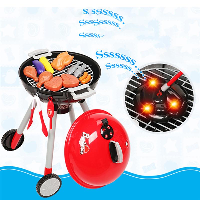 I bambini fingere Giocattolo Portatile Interessante Creativo barbecue Elettrico Carrello Giocattolo di Simulazione barbecue Giocattolo impostato barbecue Giocattolo per I Bambini Bambini