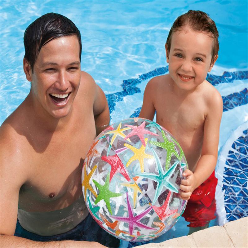 Opblaasbare Water Bal Outdoor Zwemmen Speelgoed Pvc Opblaasbare Strand Elastische Float Bal Ouder Kind Interactive Water Bal