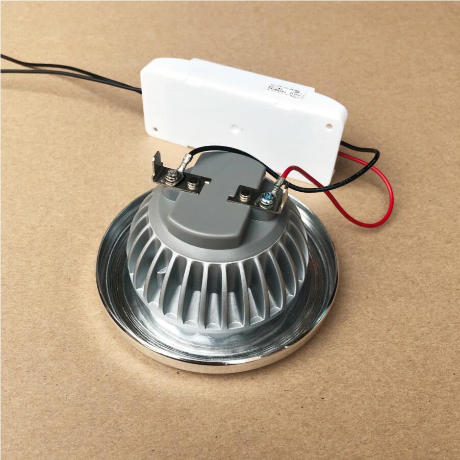 CREE Cylindrical Shape AR111 LED Lamps 20W COB GU10 G53 LED Spotlight AC110-220V QR111 LED Bulb Light Warm White