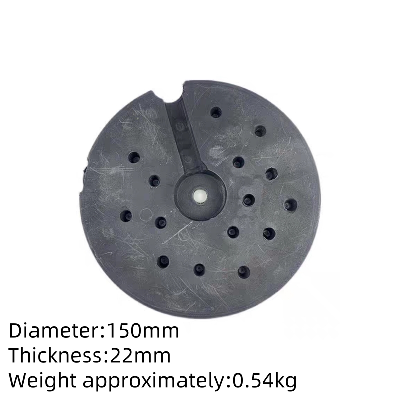 Desk lamp floor lamp base weight block chassis weight block bottom support weight block DIY lamp fixture fixing accessories: green