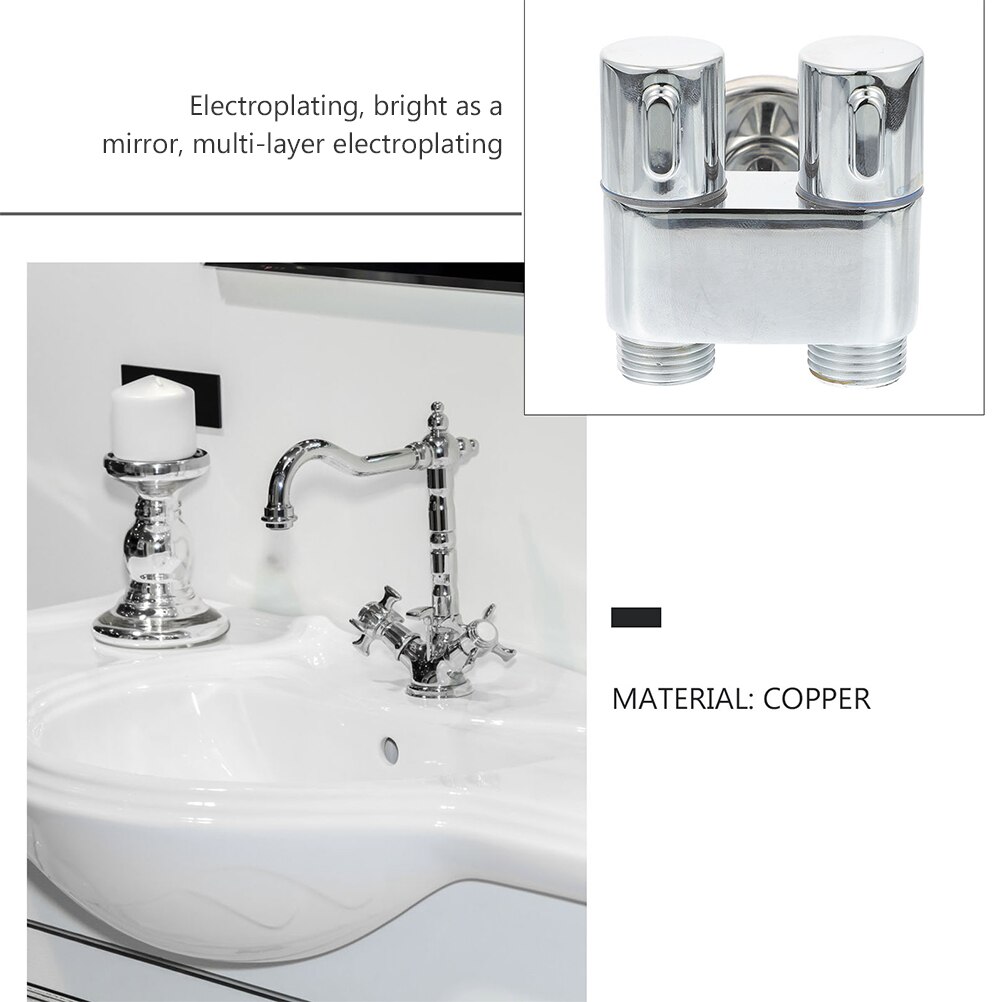 Water Shut Off Valves 1/2 Inch 3/4 Inch Threaded Toilet Faucet Valves Supply