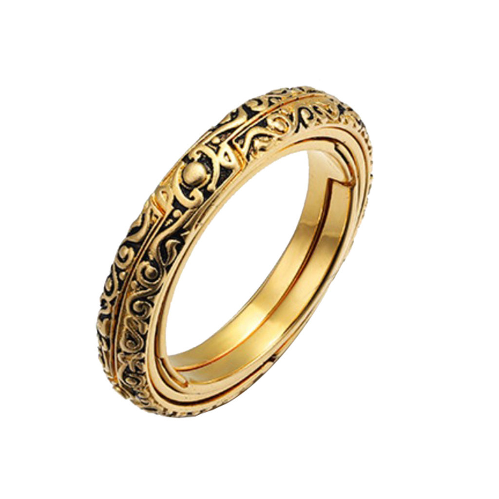 Öffnende Ring Astronomische Ring Vintage Wissenschaft Schmuck ringe für frauen luxus Kreative ring männer bague femme