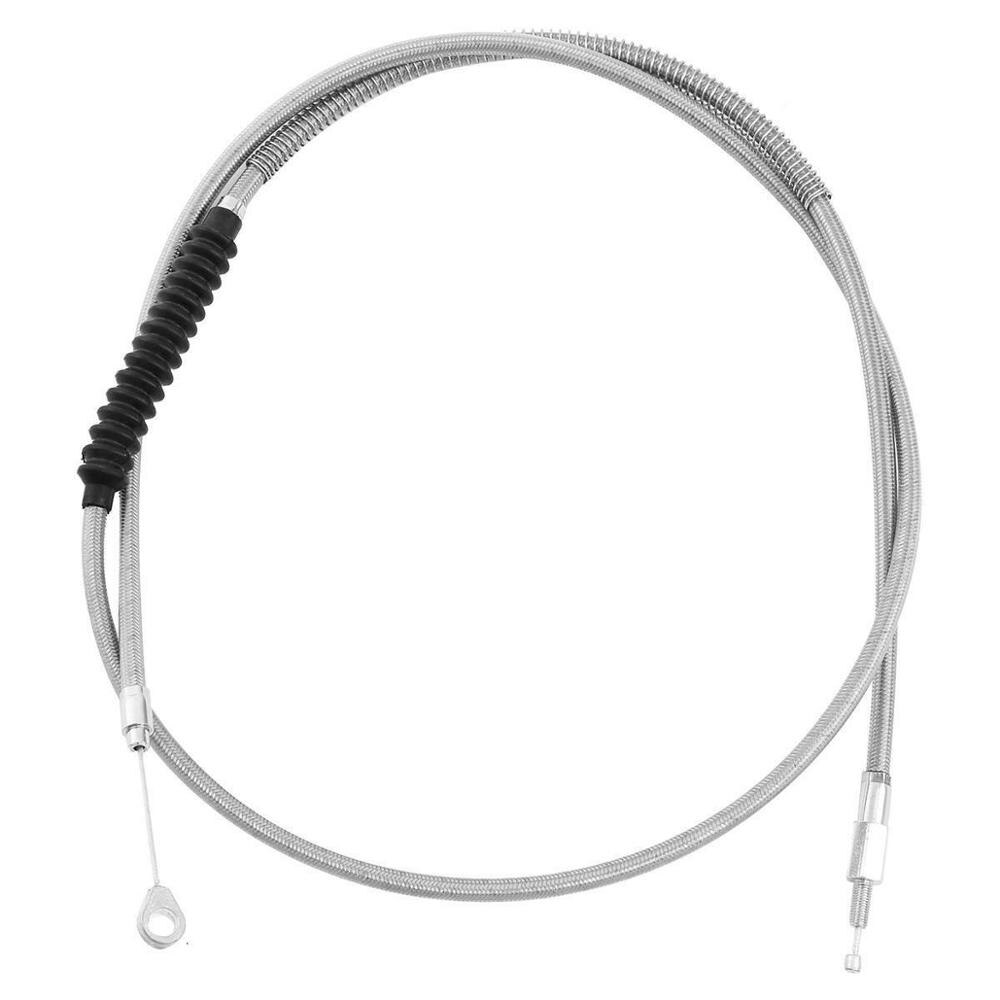 Motorcycle 200cm 78.7" Braided Clutch Cable For Harley Road Street Glide Road King FLHR