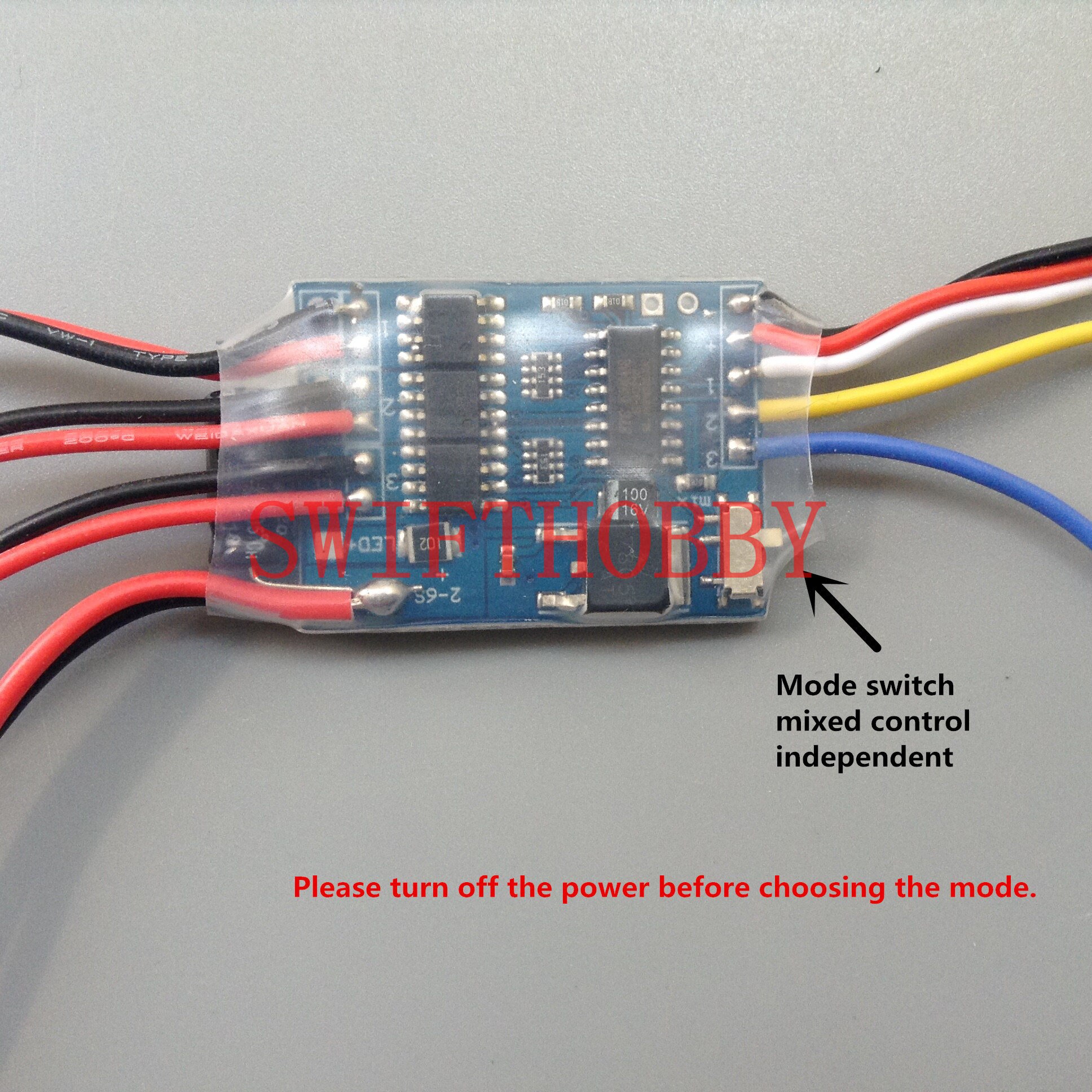 3- achsen 3 rührregler mit bürstenmotor und zweiwege-mischsteuerung für rc-Panzer 7.4v -11.1v