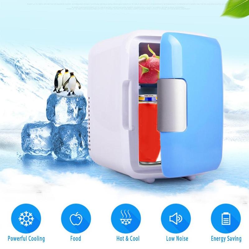 Nevera portátil de 4 litros para coche, refrigerador para coche, 12V, calentador, piezas universales para vehículo