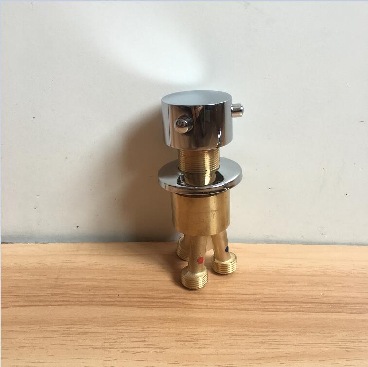 MTTUZK-accesorios para grifos de Jacuzzi, interruptor de mezcla de agua y fría, separador de agua 1 en 2, válvula de conmutación de baño: E