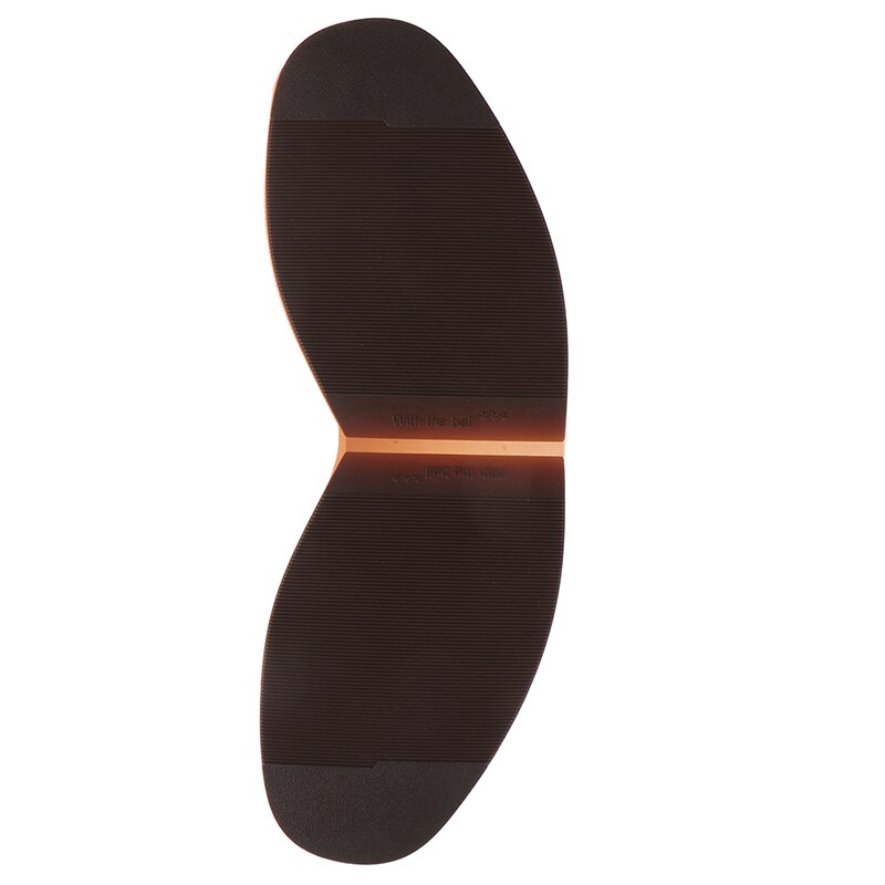 1 Paar Man Vrouwen Diy Stick-Up Schoen Protector Voorvoet Pad Anti-Slip Slijtvast Rubber Schoenen Reparatie zool Buitenzolen Voor Schoenen: Donkerbruin