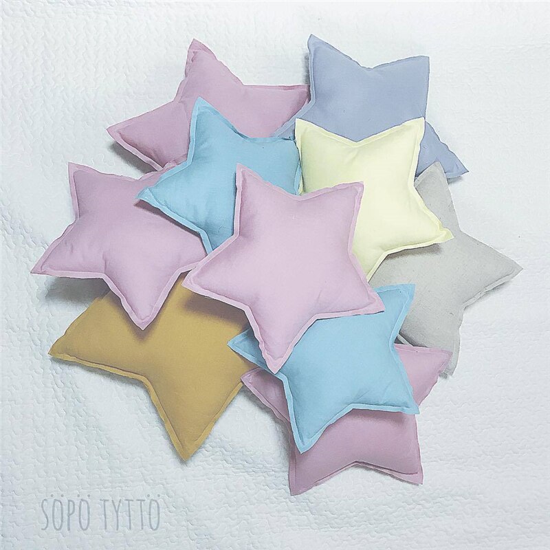 Nordic Baby Room Decoration Handmade Nursery Star Garlands Kids Room Wall Decorations Photography Props Baby Bed Accessories