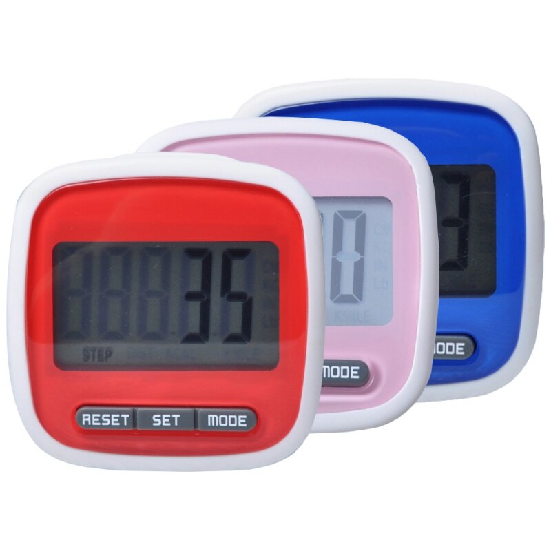 Multi-Function Mini Waterproof Digital Pedometer Step Movement Calorie Counter Fitness Equipment J V