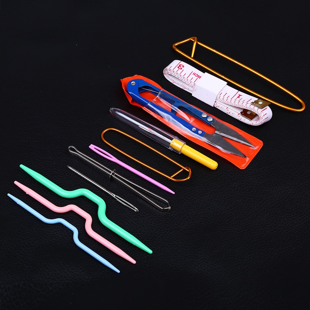 1 Set Knitting knit craft Accessories Supply Set Basic Tools Kits Lots with Case