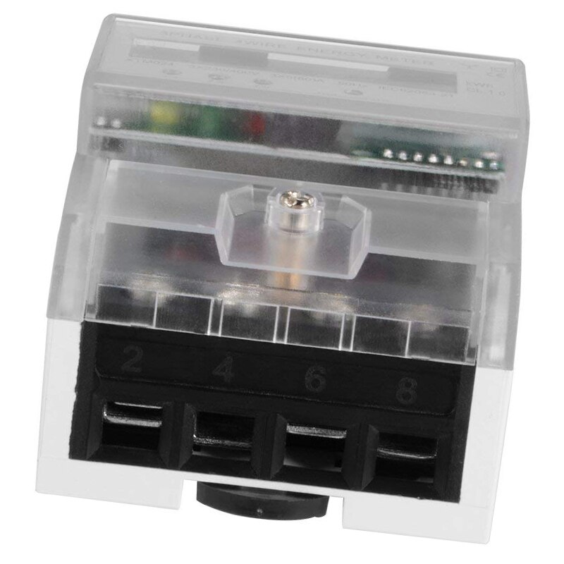 Digital Lcd 50Hz 5(80)A 3X230V/400V Energy Meter 3-Phase 4-Wire Din Rail Electricity Power Accurate