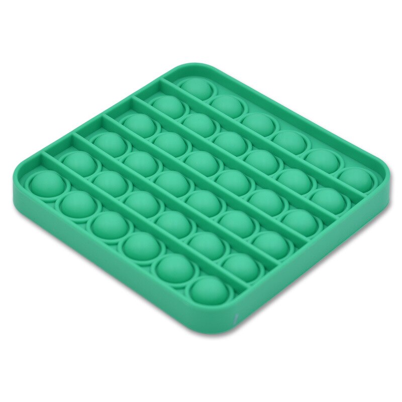 Pop Fidget Reliver Stress Toys Rainbow Push It Bubble Antistress Toys Adult Children Sensory Toy To Relieve Autism: Army Green