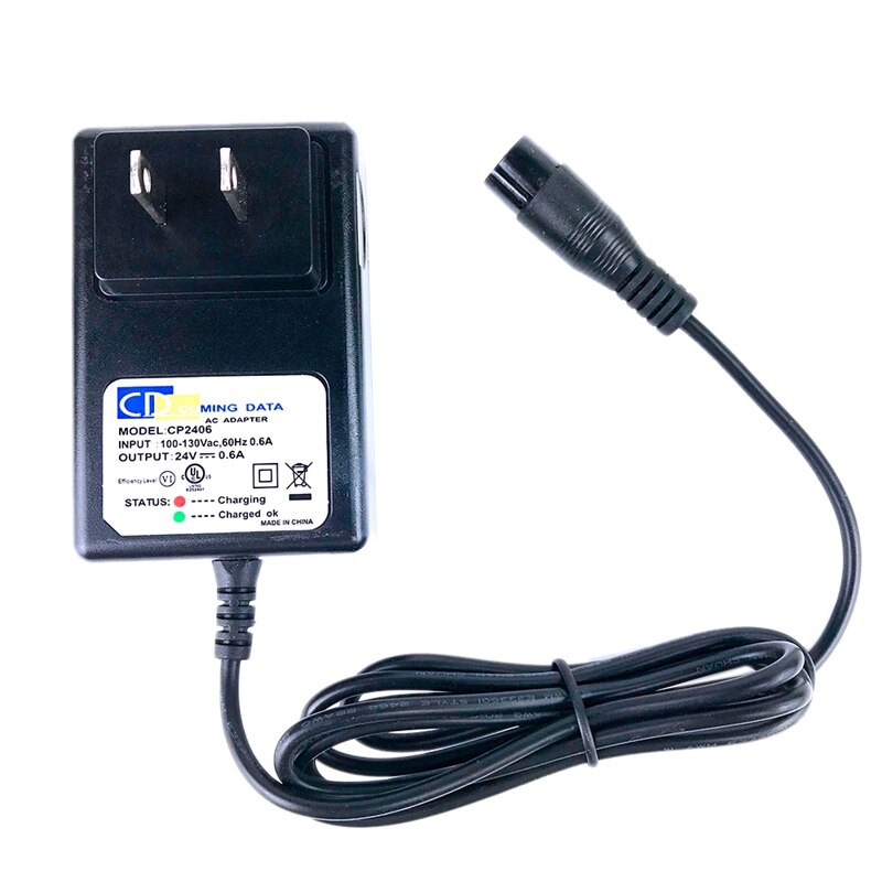 Chargeur pour batterie VAE et trottinette électrique 24V - CYCLO REMORQUE