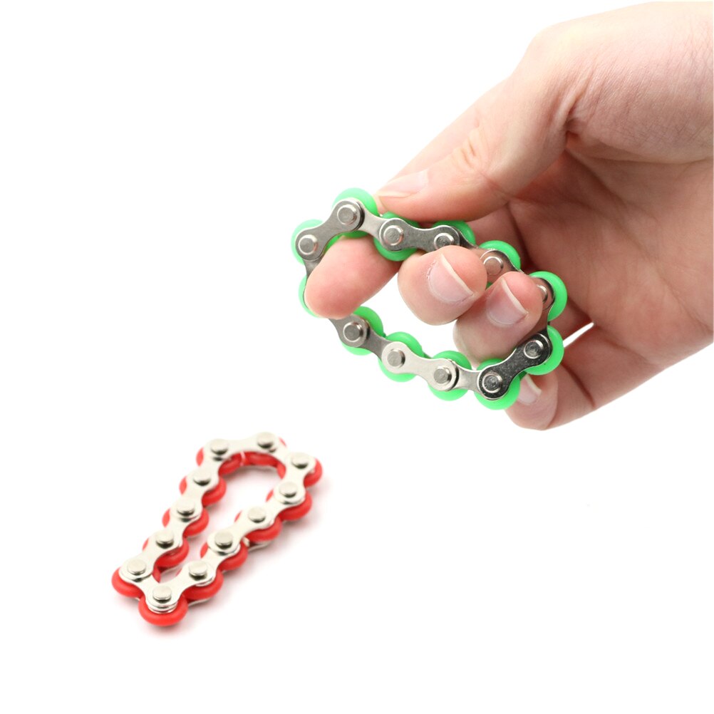 Verkoop Bike Chain Fidget Spinner Armband Voor Autisme en ADHD Fidget Speelgoed Anti-Stress Speelgoed Voor Kinderen/Volwassen /Student