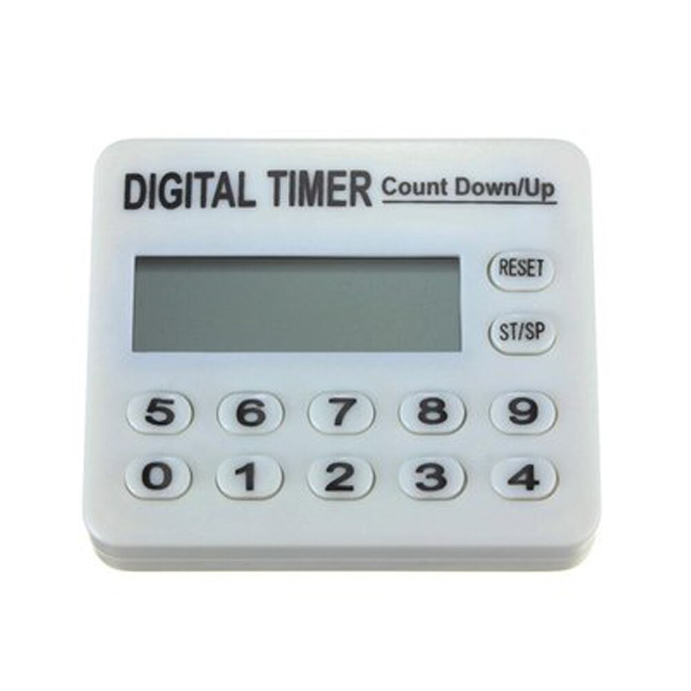 Kitchen Remind Battery Powered Cooking Sports 12Key Electronic Magnetic Home Travel Digital Timer
