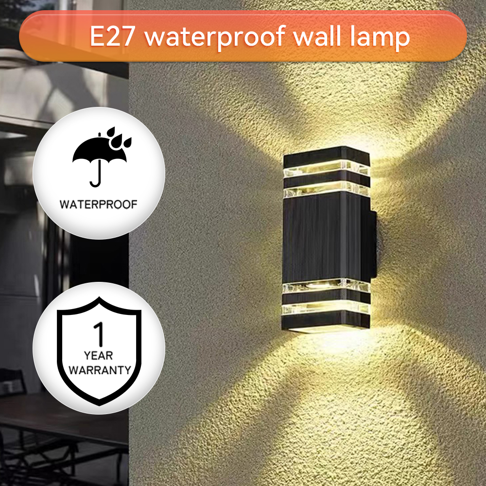Schansen Verlichting Led Wandlamp Waterdichte Lamp Externe Muur Wasmachine Voor Veranda Straattuin Huisdecoratie E27 Gloeilamp