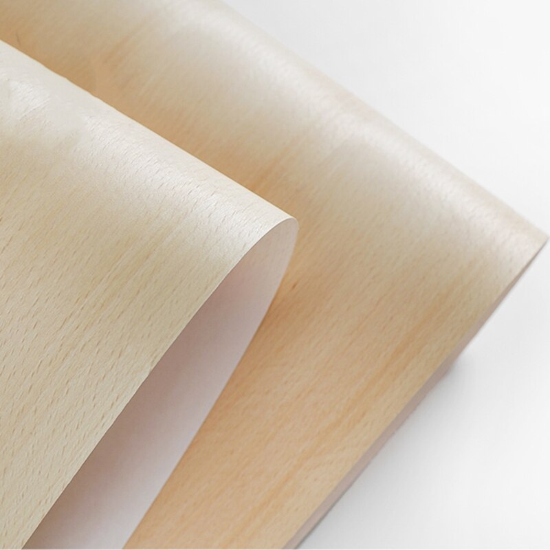 Rekonstituierte Natürliche Echte rot Buche Weiß Buche Holz Furnier Scheibe 60x25 0cm 0,25mm dick Sichern Kraft Papier Q/C