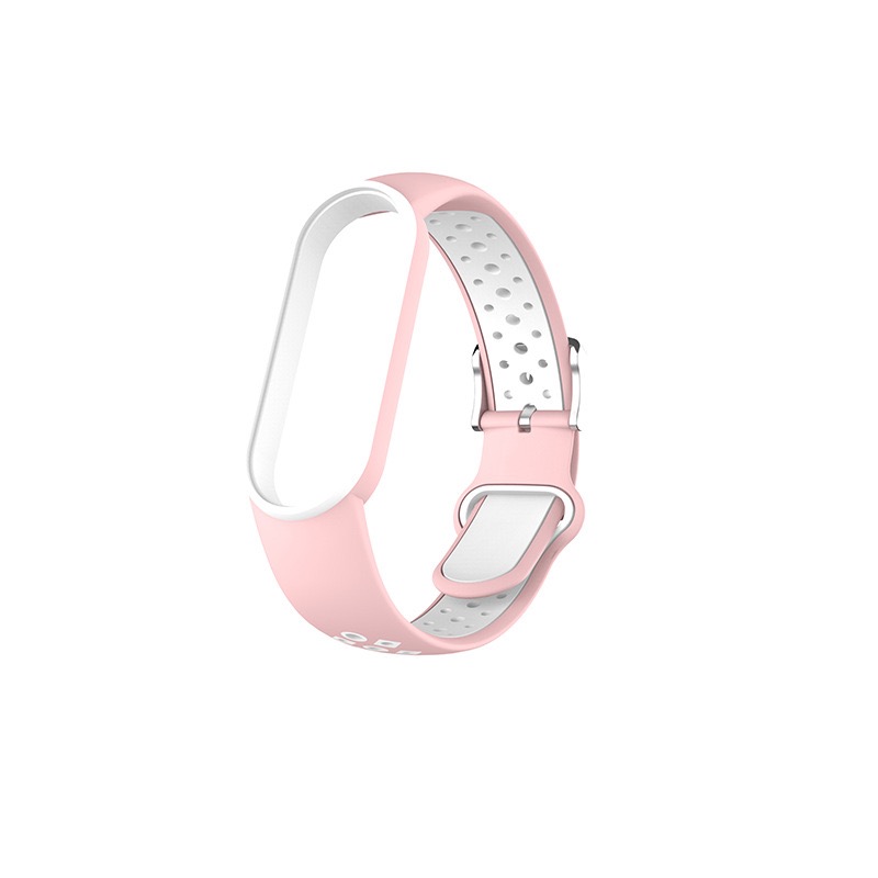 Para Xiaomi Mi Band 7/6/5/4/3 Correa de doble Color pulsera de silicona reemplazo para Xiaomi Band 4 MiBand 5 6 correas