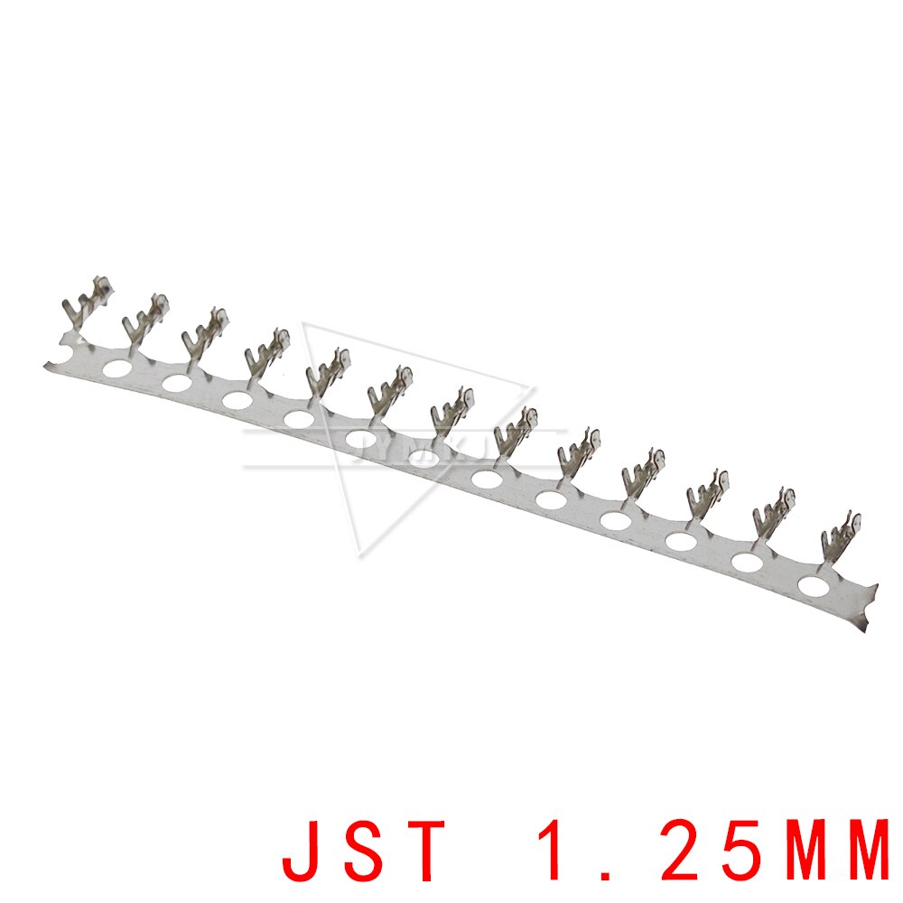 100pcs/LOT SH1.0 JST1.25 PH2.0 XH2.54 mm terminal Wire Cable for Housing 1.0mm 1.25mm 2.0mm 2.54mm Female Male Connector