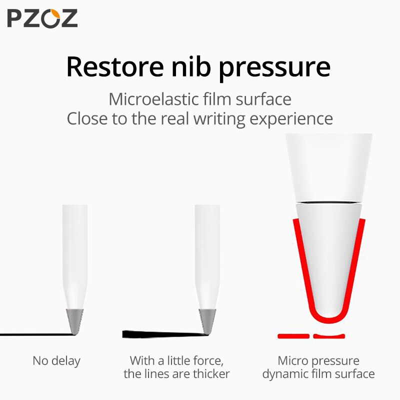 PZOZ 8szt Futerał Ochronny Silikonowy do Apple Pencil 1 & 2 - Pokrowiec na Rysik