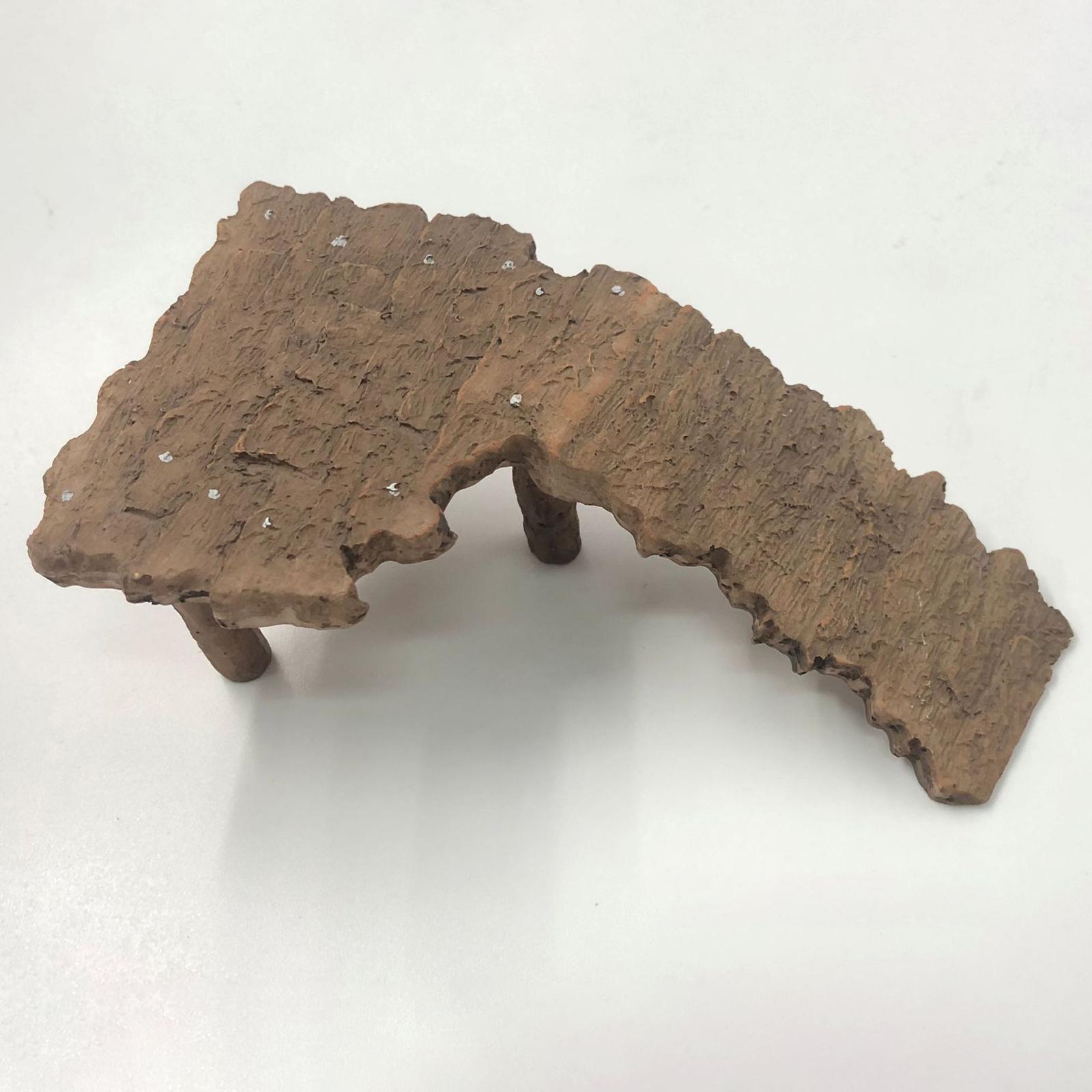 Aquarium Resin Turtle Terrapin Dock Tortoise Basking Platform with Ramp for Frog Terrapin Supplies Eco-Friendly Durable Premuim: 16x9x6cm A