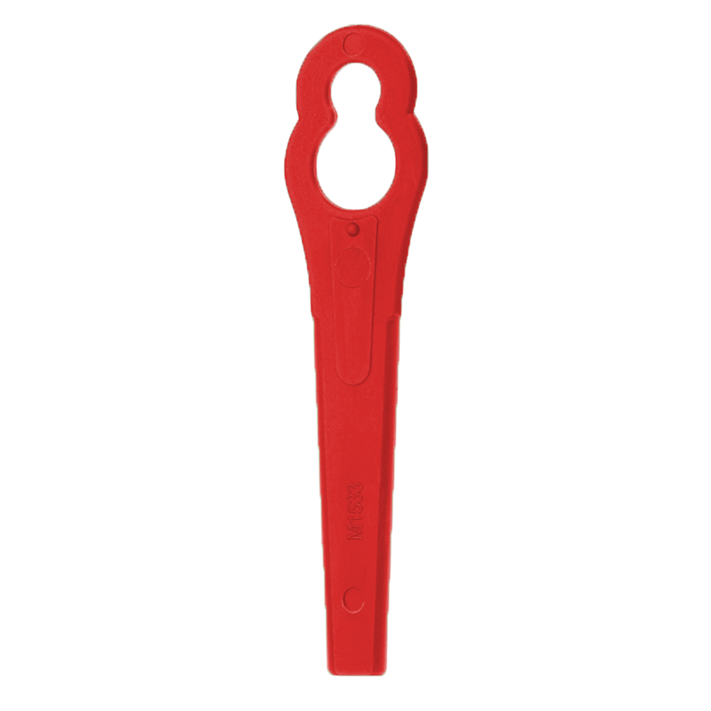 30 stuks plastic messen voor grastrimmer, vervangingsonderdelen voor de kop van de bosmaaier, 85mm maaimessen voor ferrex & aldi far 20-1: Rood