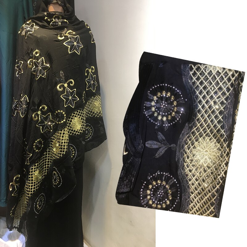 Kashkaha muslimsk afrikansk dubai bomuld pashmina for bede broderi ring stjerne sjal wrap kemisk blonder stjålet net tørklæde pandebånd