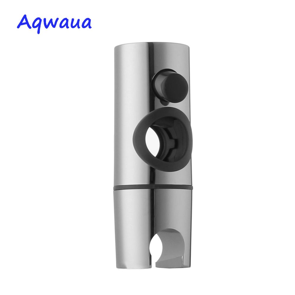 Aqwaua Handheld Shower Head Holder Adjustable Height & Angle Sliding Bar Sprayer Replacement Part for Showers 22-25mm
