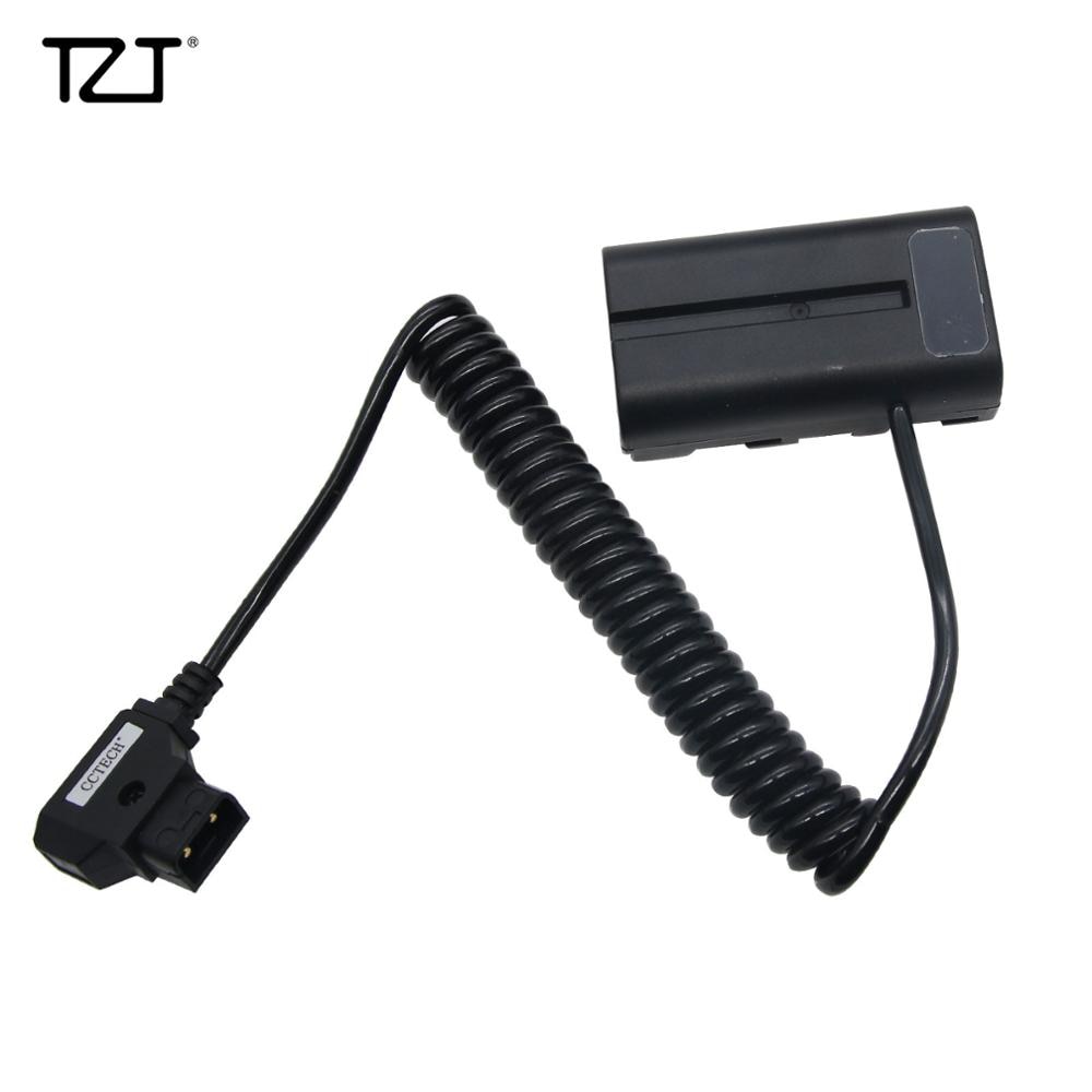 Tzt d-trykk til np -f550 dummy-batteristrømadapter til skjerm som bruker 550/970