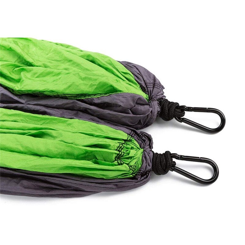 Opgradering camping hængekøje udendørs turist hængende hængekøjer bærbar faldskærm nylon vandre hængekøje til backpacking rejser